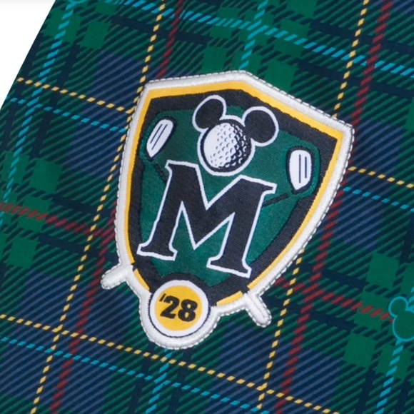 2025 Disney Parks Mickey Mouse & Friends Plaid Golf Zip Jacket Adult Size NEW - Picture 4 of 5